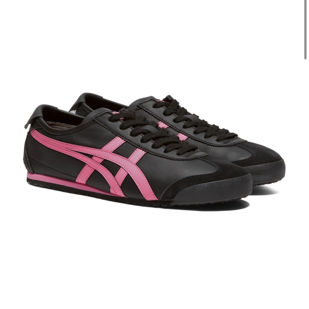Onitsuka Tiger Mexico 66 Black and Pink Shoes